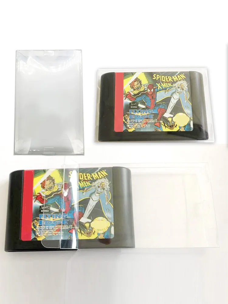 Dėžutės Apsaugos Genesis Kapitonas Sistema Sega Mega Drive Famicom Žaidimas Krepšelį Kasetės Plastiko Atveju
