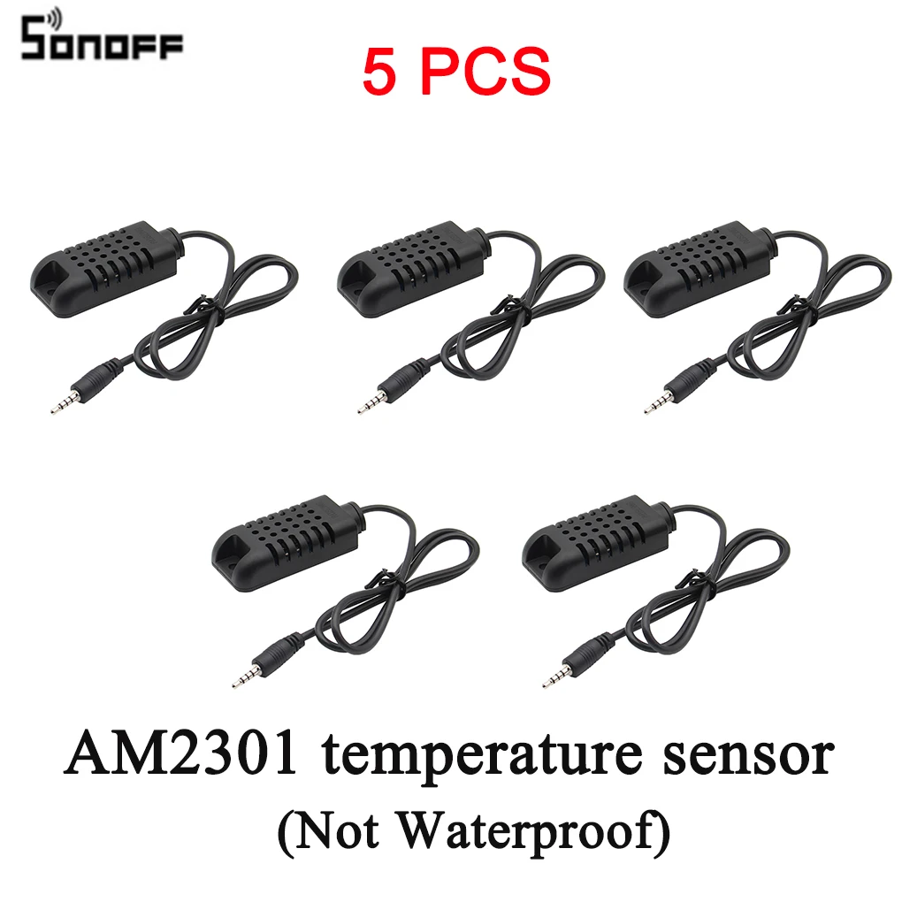 5VNT Sonoff TH16 TH10 WiFi Smart Switch AM2301 Temperatūros ir Drėgmės Jutiklis DS1820 Vandeniui Temperatūra Drėgnumas Siųstuvas