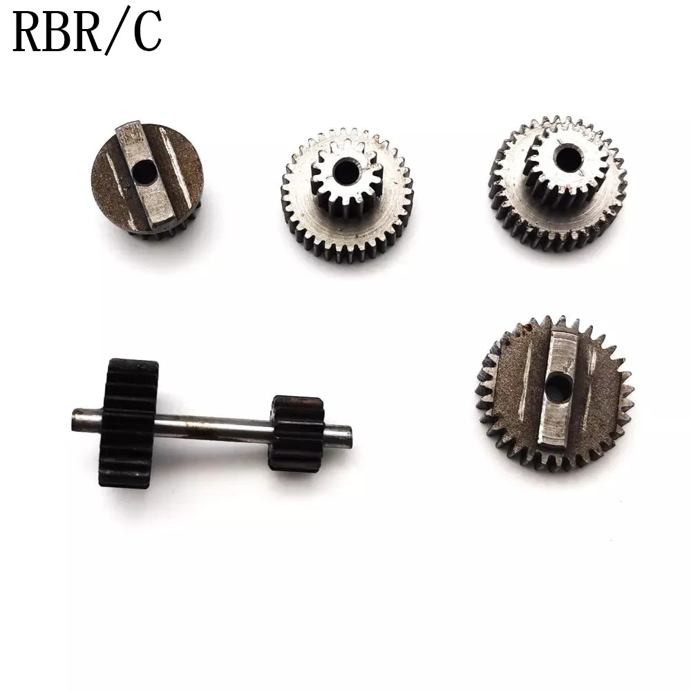 RBR/C pavarų dėžė + 6pcs metal gear už WPL MN JJRC įvairių nuotolinio valdymo automobilis modifikuotas 