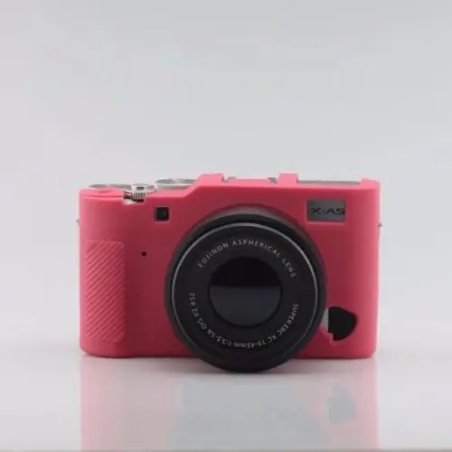 Silikono Fotoaparato krepšys Krepšys Padengti Fujifilm XA5 X-A5 Fotoaparato 6 Spalvų
