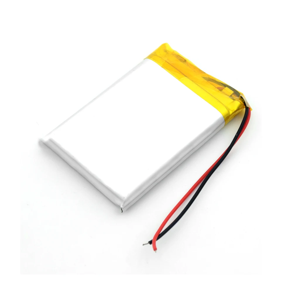 NAUJI Li-Po 703450 Baterija 3,7 V Ličio Polimerų Baterija 1300mAh Su PCB DVD Smart Home Produktai, Saulės Lempa