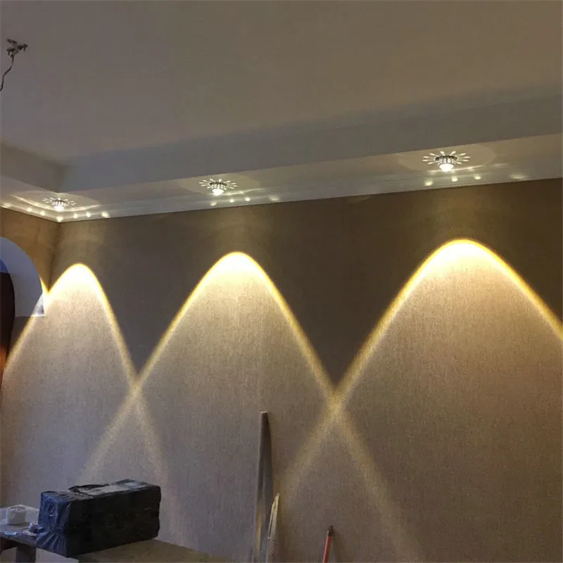 LED kristalų lubų lempa karvės akis lempos viešbučio kambaryje, baras, KTV, TV foną, sienos dekoratyvinis lempos spalvinga