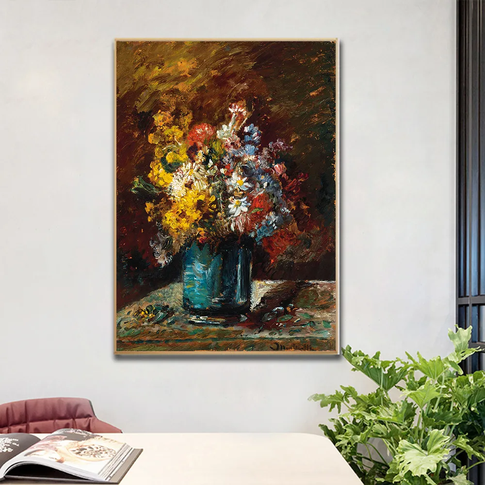 Menininkas Adolphe Monticelli Įvairių Gėlių Aliejus, Tapyba ant Drobės, Plakatų ir grafikos Cuadros Sienos Meno vidaus Apdaila