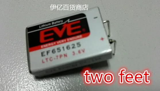 1PCS EF651625 3,6 V ličio sub-cell baterija ličio baterija CT-7PN 3.6V750MAH dviejų kojų