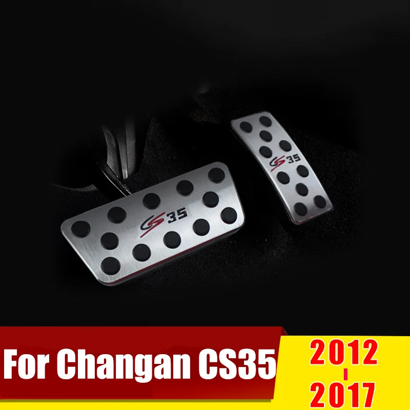 Už Changan CS35 2012 2013 2016 2017 AT/MT Akceleratoriaus Dujų Pedalas Stabdžių Pedalai Ne Slydimo Padengti Atveju Pagalvėlės Priedai