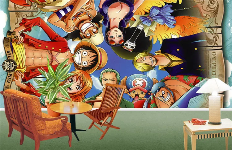 Vienas Gabalas Sienos Freskos Japonų anime Užsakymą Didelės Foto tapetai, Cartoon Kambario Dekoro sienos Meno Miegamojo, Vaikų kambario Nemokama laivas