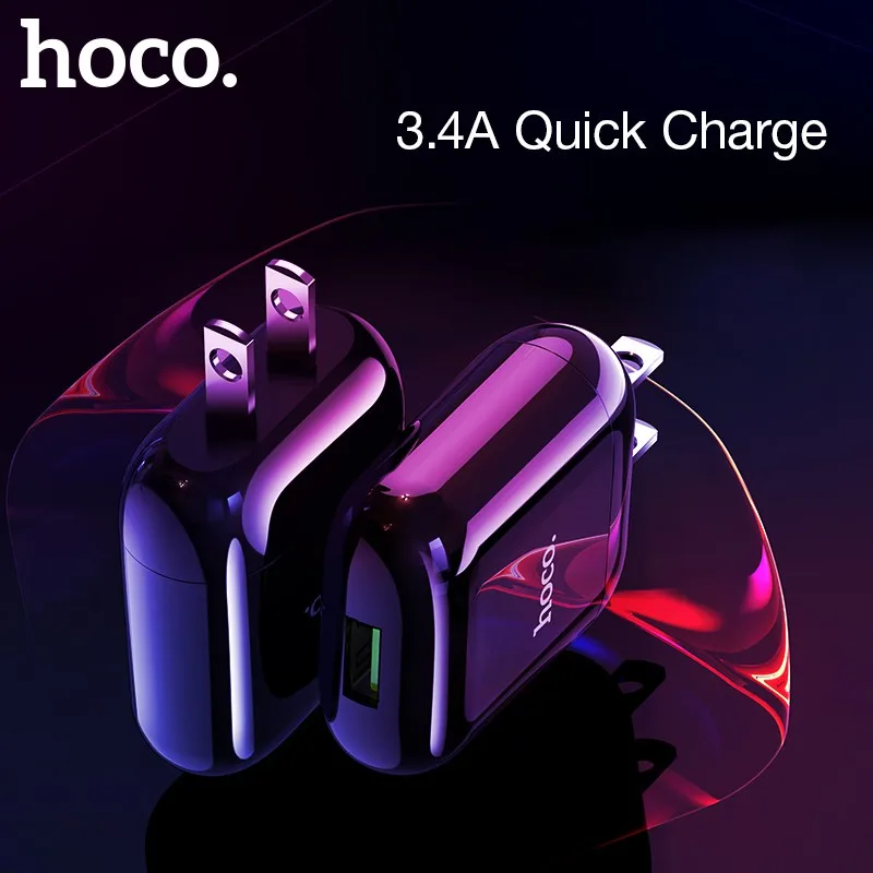 HOCO 3.4 Greitai MUMS Įkroviklis Greitai Įkrauti 3.0 USB Įkroviklis iPhone 12 Pro Max 11 Xs Max 8 7 6 Plus 
