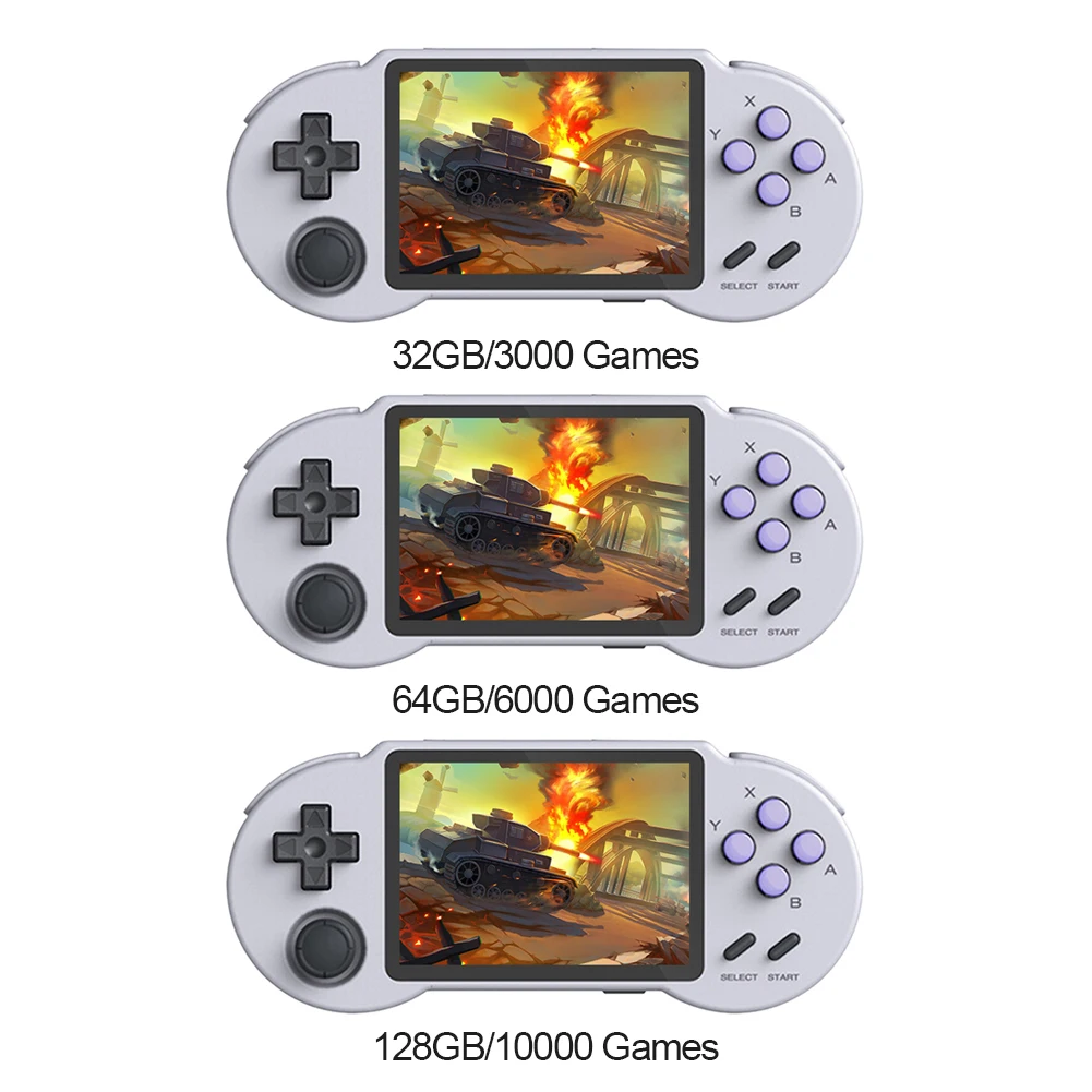 Retro Nešiojamosios Žaidimų Konsolės, 3.5 colių IPS Vaizdo Žaidimai Kišenėje Žaidėjas Lengvas Žaidimas, Žaisti Elementai PocketGo S30