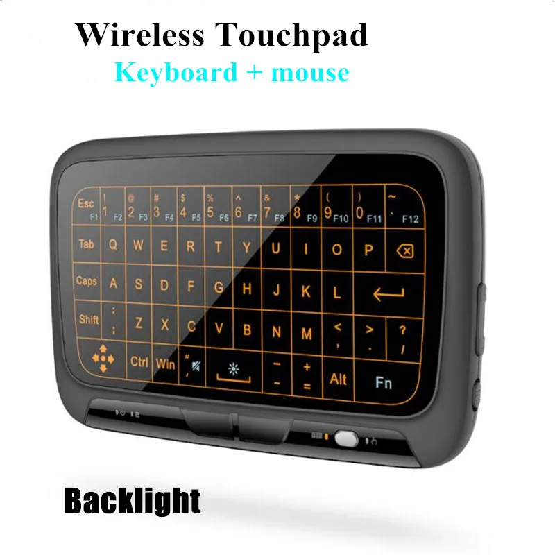 Wireless Touch keyboard PC TV Klaviatūra su Touchpad pele ir Numpad skirta 