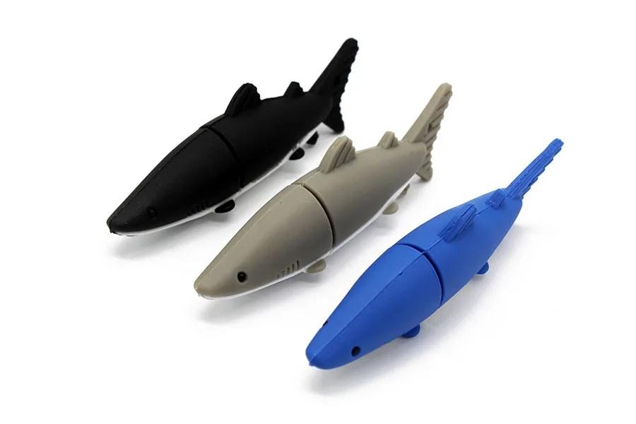 TEKSTAS MAN 64GB 3 spalva Cool blue gy black shark modelis usb flash drive usb 2.0 4GB 8GB 16GB 32GB pendrive stick