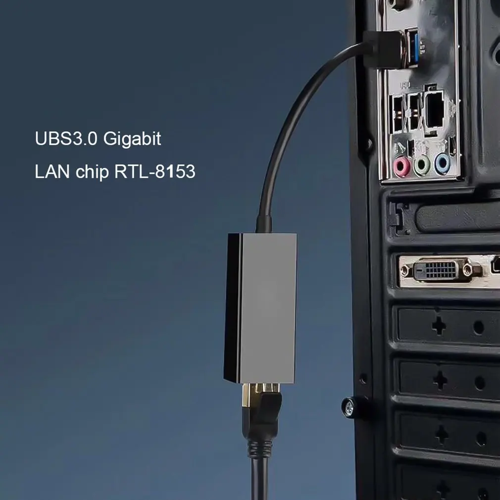 USB, Ethernet USB 3.0 RJ45 HUB 1000Mbps Lan RTL8153 USB Tinklo plokštė Ethernet už Xiaomi Mi Box 3/S (Set-top Box