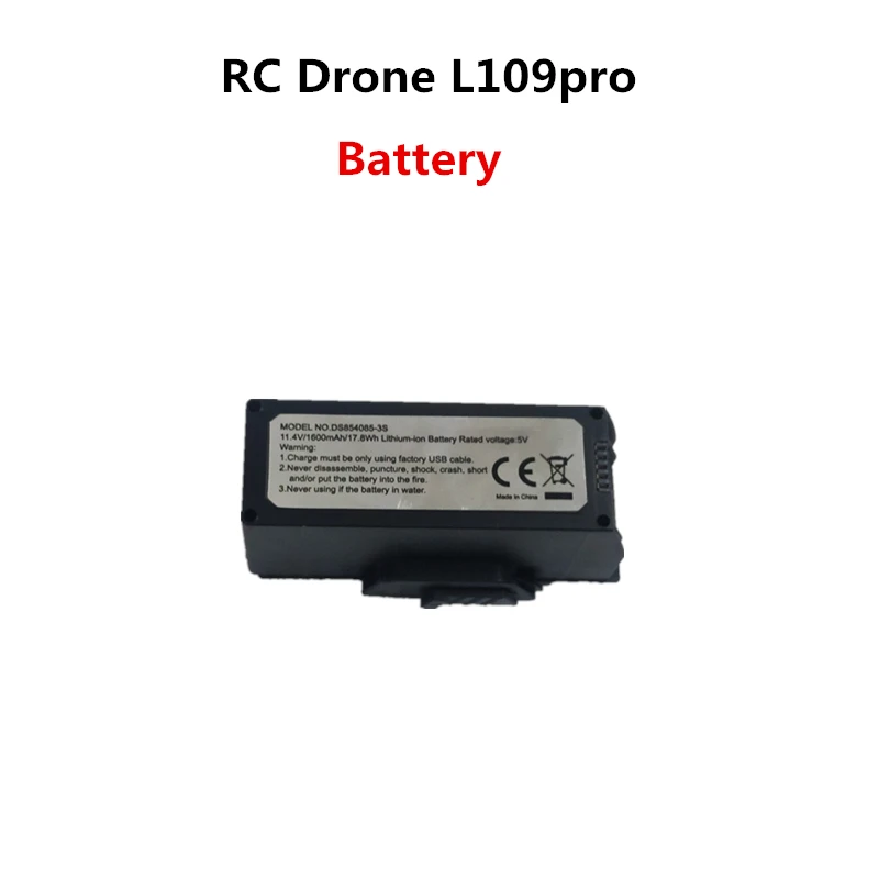 RC Drone L109 ir L109Pro Originalus Baterija 11.1 V 1600mAh Li-Po baterijos Atsarginės Dalys Sraigto Ašmenys Priedai