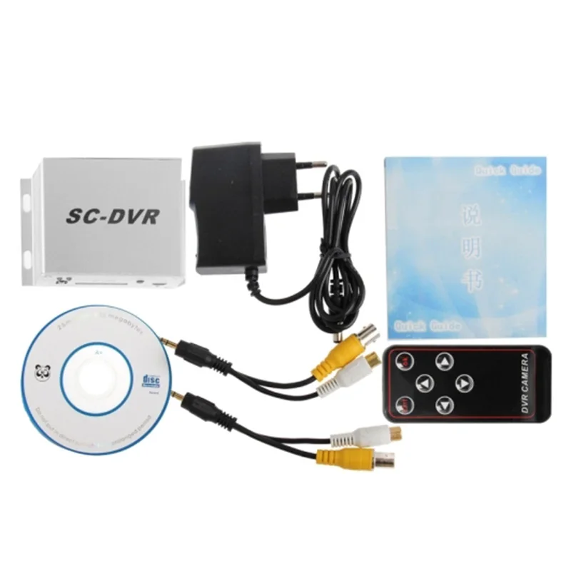 Mini Kortelę DVR 1CH Video+1CH Audio +1CH Signalizacijos USB TF Card VAIZDO Kamera Digital Video Recorder SC-DVR NUOTOLINIO VALDYMO