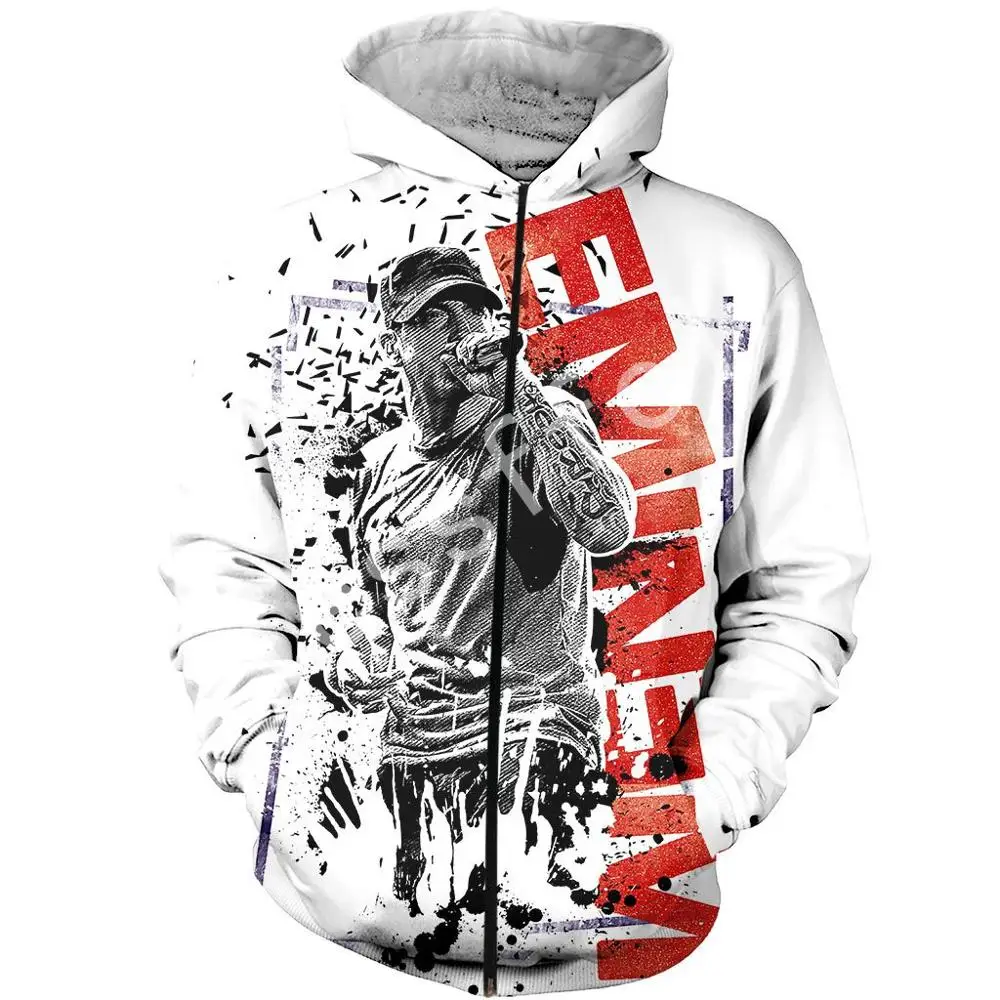 Tessffel Eminem Naujas Mados Harajuku RapGod 3D Atspausdintas Hoodie/Palaidinukė/Striukė/ Mens Moterų hiphop juokinga gyvūnų stiliaus-3