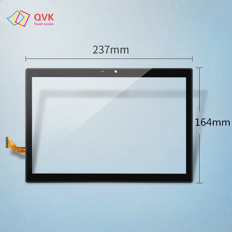 2.5 D 10.1 Colių stiklo jutiklinis ekranas P/N FPC-WYY101018-V00 Capacitive touch ekrano skydelio remontas, atsarginės dalys, WYY10101B