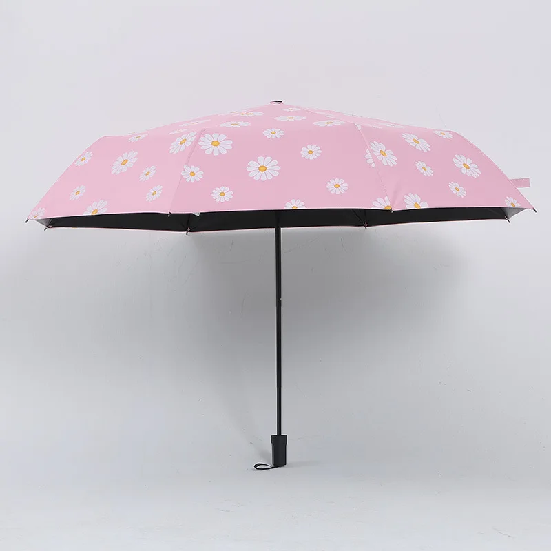 YADA Dizaino Kūrybos Daisy Gėlių Modelio Kartus Lietaus, Skėtis Moterims, Anti-UV Rainproof Apsauga nuo Saulės, Skėtis, Skėtis YD019