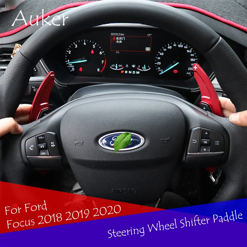 Automobilio Vairas Shifter Irklas Automobilių Stiliaus Interjero Dekoravimo 2vnt/komplektas Už Ford Focus 2018 2019 2020 Priedai Cinko lydinys