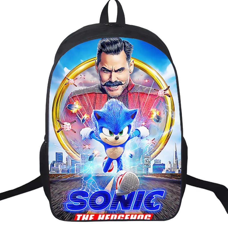 2020 Karšta! Sonic Didelės Erdvės kuprinė Vaikams Kietas kelioninis krepšys mochilas Berniukų, Mergaičių Atsitiktinis mokyklos maišą Sonic didelis nešiojamojo kompiuterio krepšys