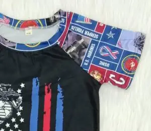 2020 naujausios konstrukcijos berniuko T-shirt mados boutique aukštos kokybės berniukas marškinėliai karinės spausdinti