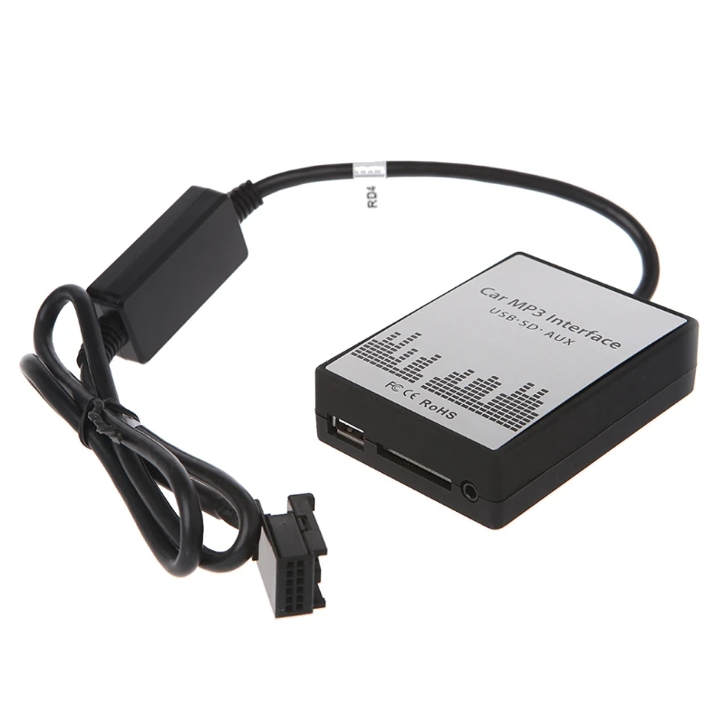USB SD AUX Automobilinį MP3 Muzikos CD Keitiklis Adapteris Peugeot 307 407 Citroen C4 C5