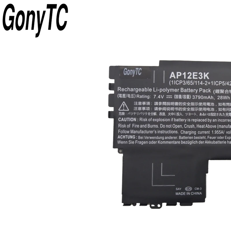 Originalus AP12E3K Nešiojamas Baterija Acer Dėl Aspire S7 S7-191 Ultrabook 11