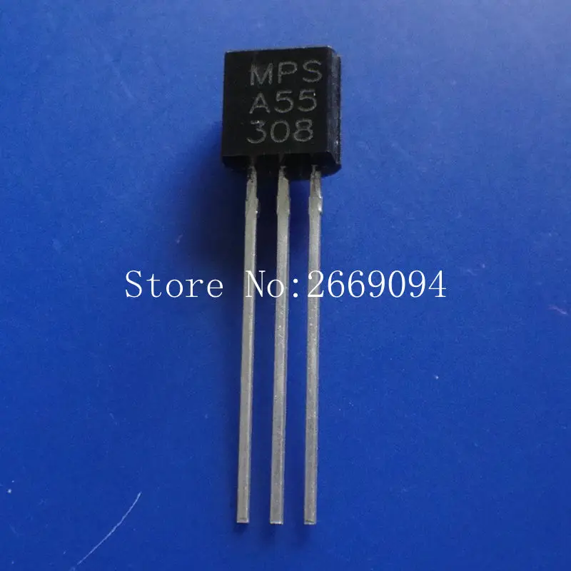 50pcs/daug MPSA55 tranzistorius MPSA55 TO-92 Tranzistorius