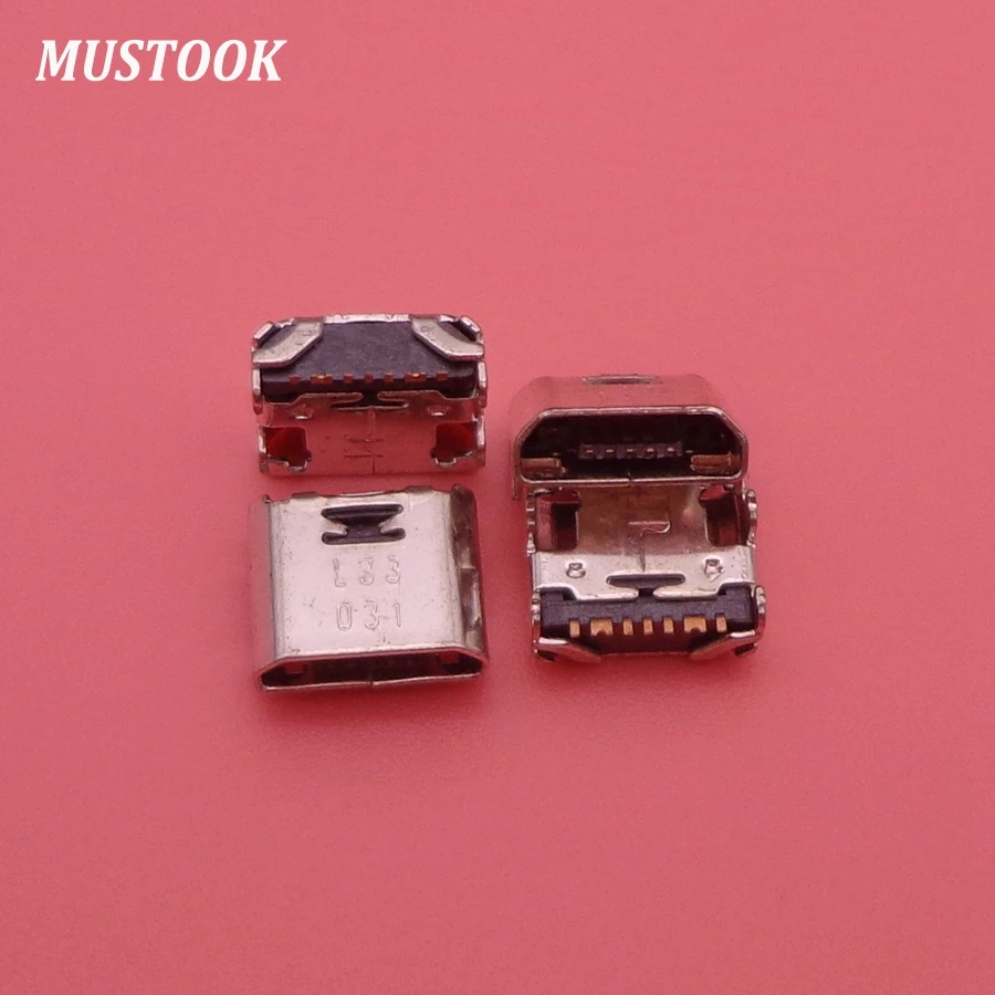 50pcs Įkrovimo lizdas Micro USB Doko Jungtis lizdo elektros kištuką į 
