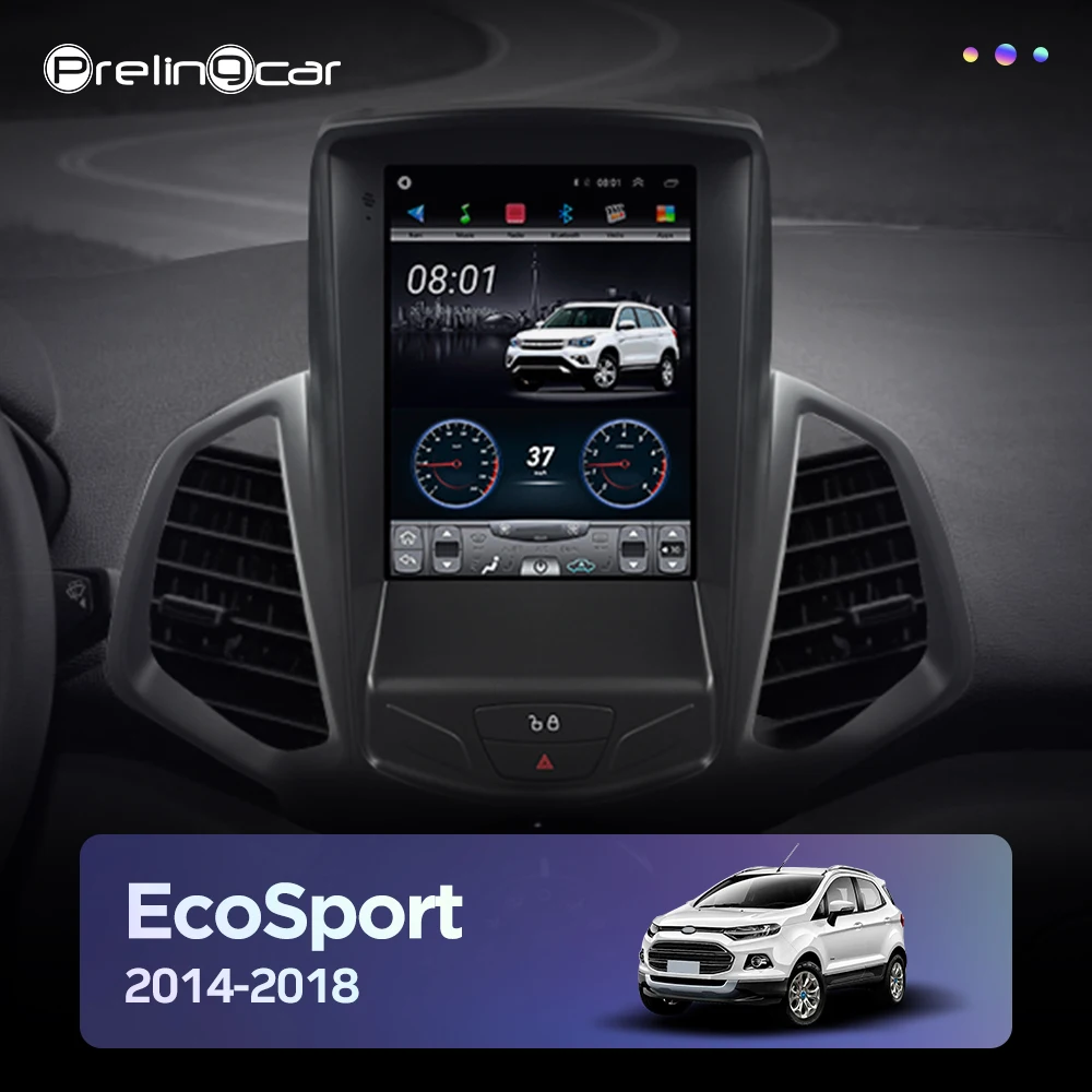 4G Lte 32G ROM Vertikalus ekranas, android 9.1 sistemos multimedia vaizdo radijo grotuvas už ford ecosport-2018 m. navigacijos stereo