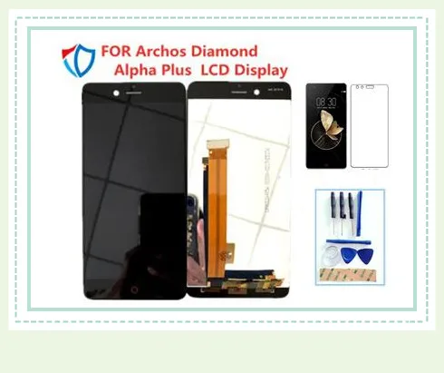 UŽ Archos Diamond Alpha Plus LCD Ekranas + Touch Ekranas skaitmeninis keitiklis Surinkimas Nemokamas Pristatymas