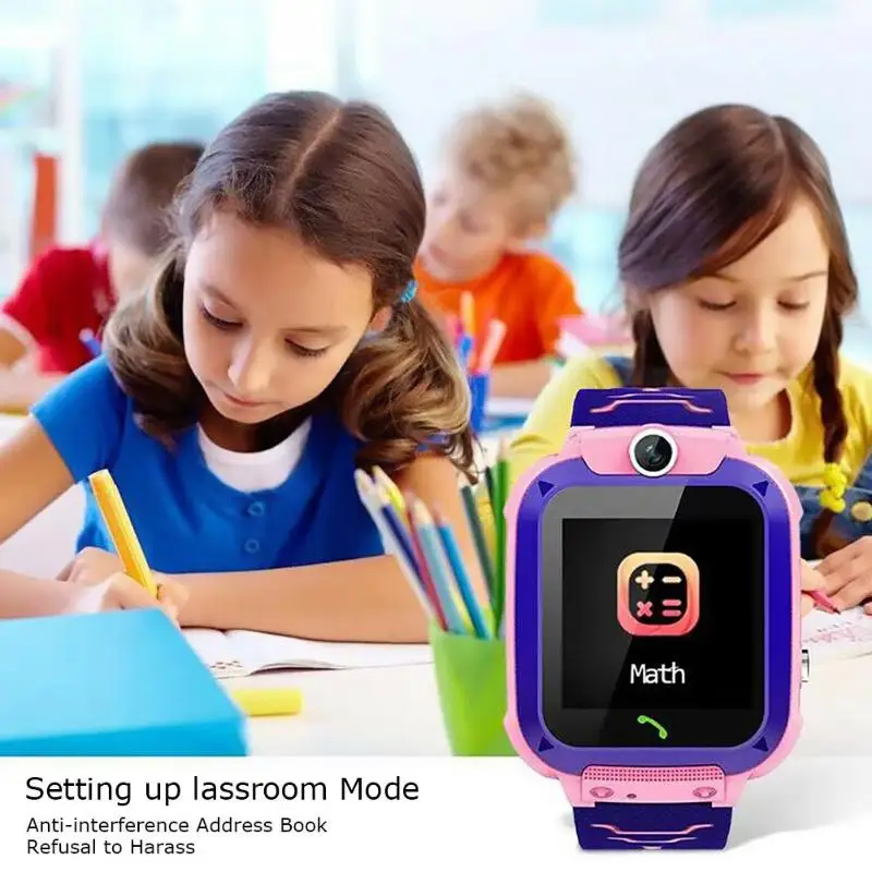 K12 Vaikų Smart Žiūrėti SOS Telefoną, Laikrodį Smartwatch Vaikams Vandeniui IP67 Vaikams Dovanų, Skirtų 