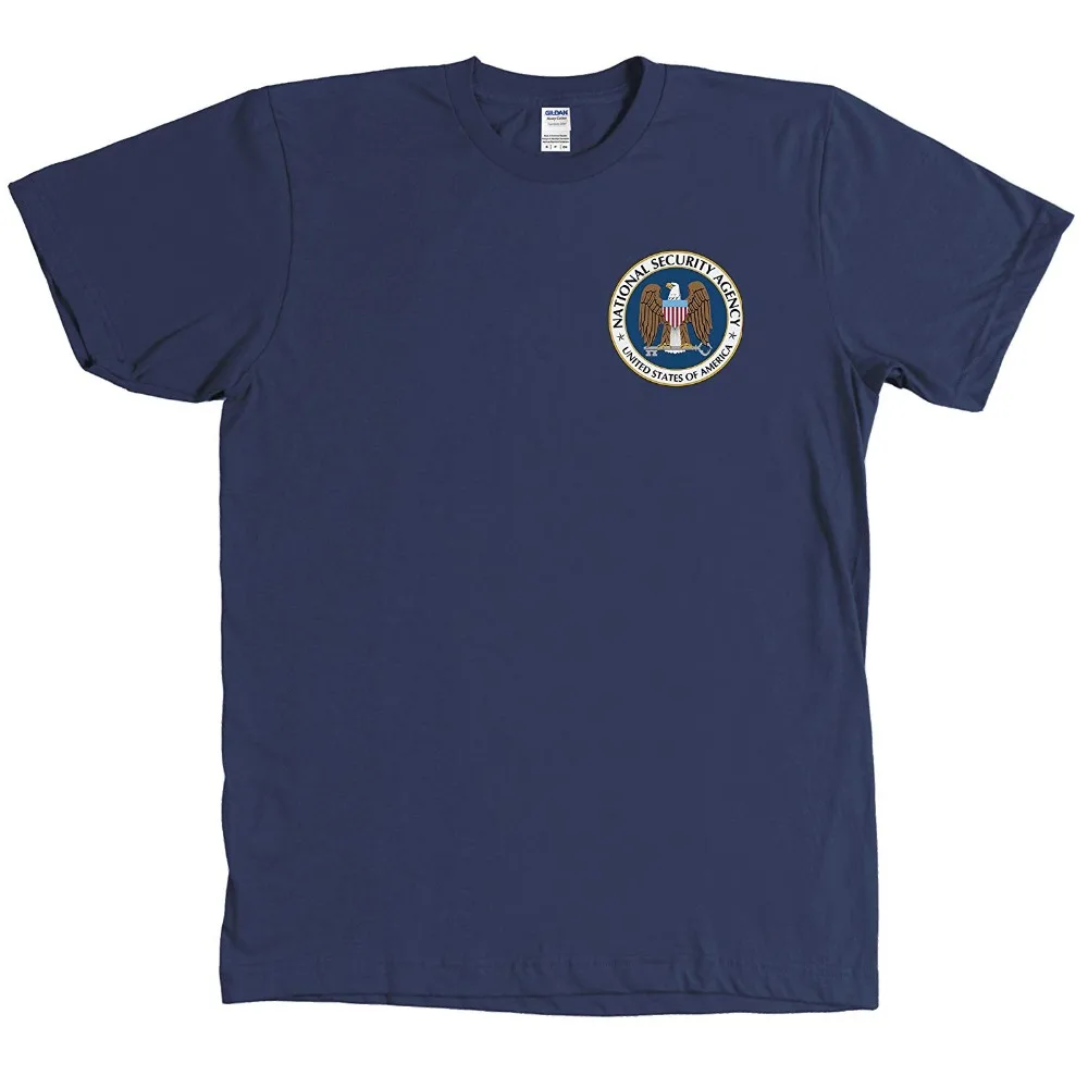 Naujos T Marškinėliai, Unisex Juokinga Viršūnes Tee NSI Nacionalinė Saugumo Agentūra Amerikos valstijų Gynybos Departamento T-Shirt