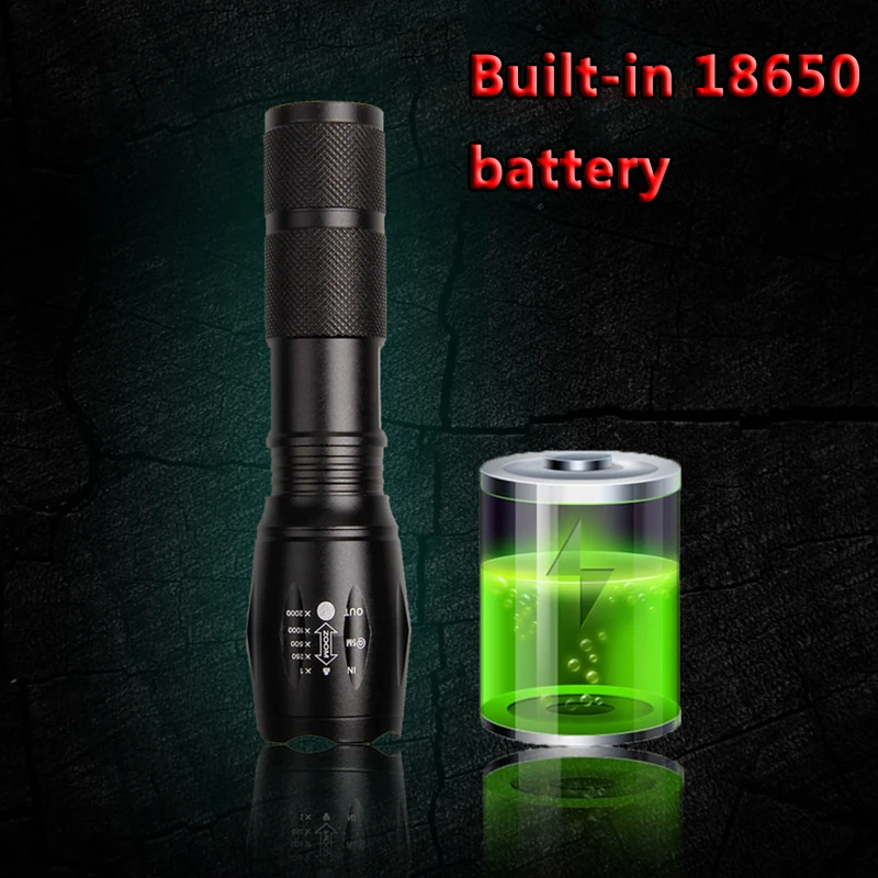 Litwod įmontuota Baterija XM-L2 U3 Led Žibintuvėlis Powerbank Fakelas Usb Įkrovimo Zoomable Aukštos Kokybės Žibintų Įkrauti Telefono X900