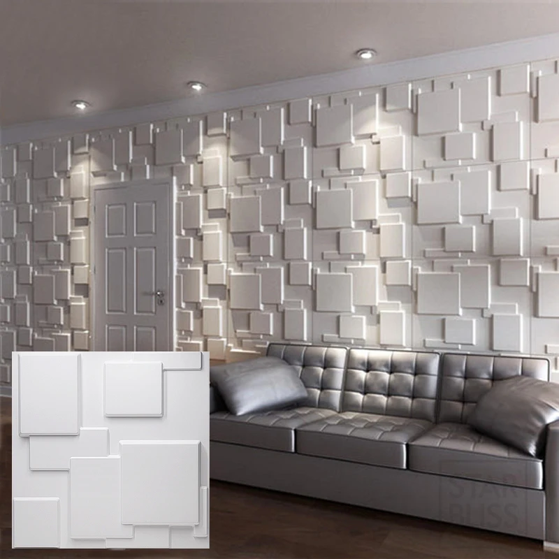 30x30cm 3D plytelių skydelis pelėsių gipso sienos 3D sienų lipdukai kambarį 3D tapetai, freskos, vonios kambarys, virtuvės reikmenys, lauko