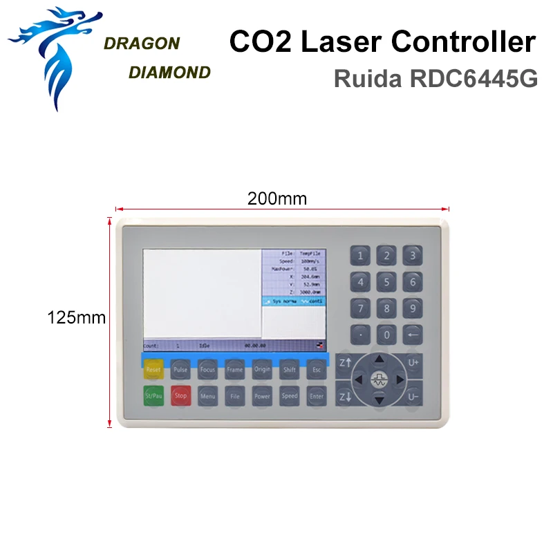 DSP CO2 Lazeriu Valdytojas sistema Ruida RDC6445G Laser Cutting machine už Co2 Lazerinis Graviravimas Pjovimo Staklės Atnaujinti RDC6442 RDC6442G