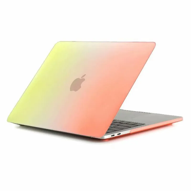Vaivorykštė Laptop Case For MacBook Air 13.3 A1466 A1369 Padengti Sunku Atsparus Smūgiams, Anti Nulio Skaidrus Atveju MacBook A1466 A1369