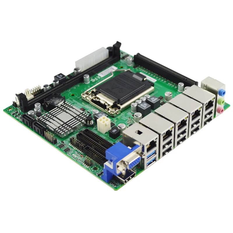 EITX-7560-01 pramonės plokštė ddr3 Intel 4th Gen LGA1150 5*LAN 2*USB3.0 8*USB2.0 PCIE MINIPCIE