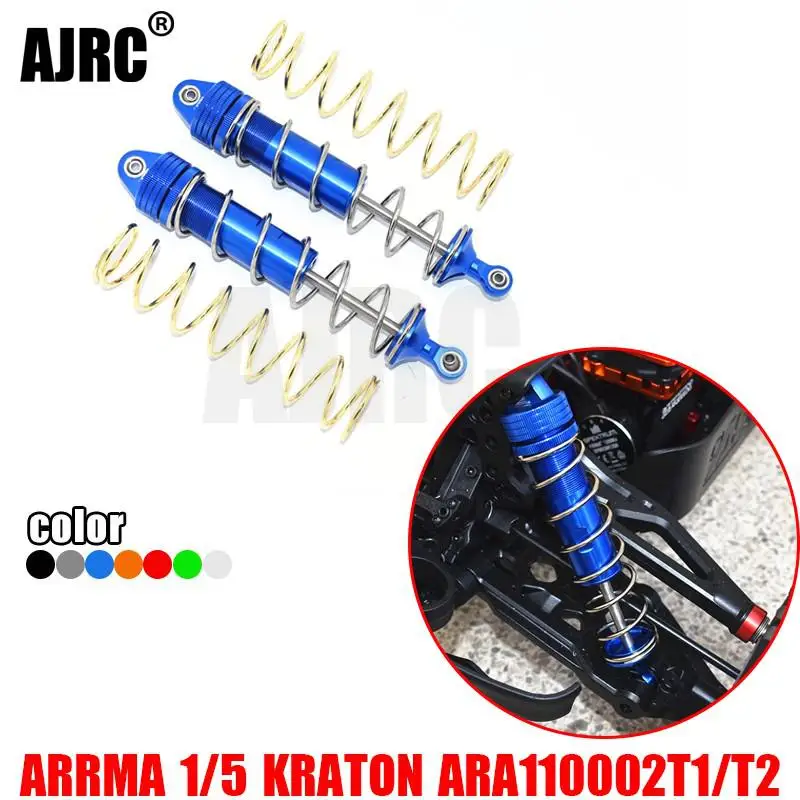 ARRMA 1/5 KRATON 8S ARA110002T1/T2 ATSTUMTASIS aliuminio lydinio storio spyruoklės amortizatorius L=187mm Galinis amortizatorius ARA330610