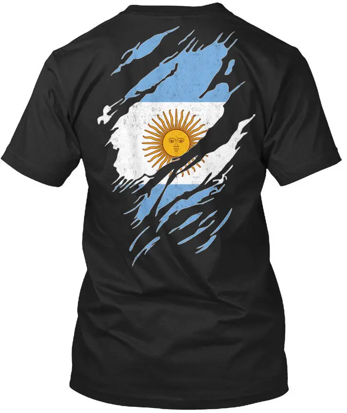 Vyrai T-Shirts Mados 2019 Atsitiktinis Slim Fit Prekės Rūbai Aš Myliu Argentina 338 Stylischest Shirt Parduotuvė