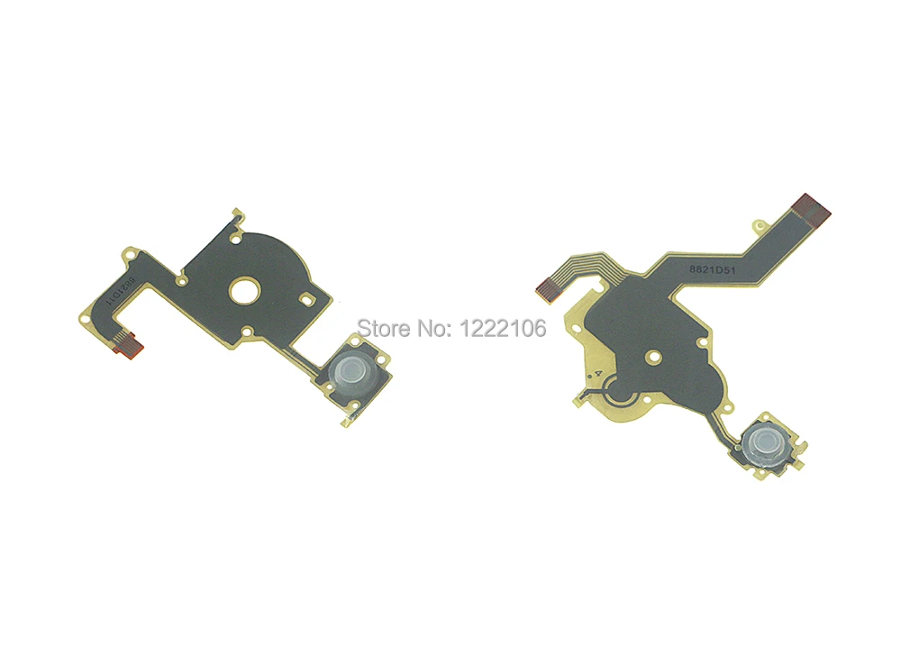 OCGAME 10sets atsarginės Dalys, L/R kairėn, dešinėn Mygtuką Lanksčios plokštės Laidžios Plėvelės PSP 3000