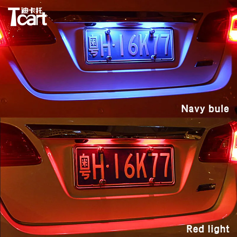 Tcart 2VNT Automobilių Lemputės Nissan sentra b17 automobilių reikmenys 2012 2018 led Licencijos numerio apšvietimo Lemputės