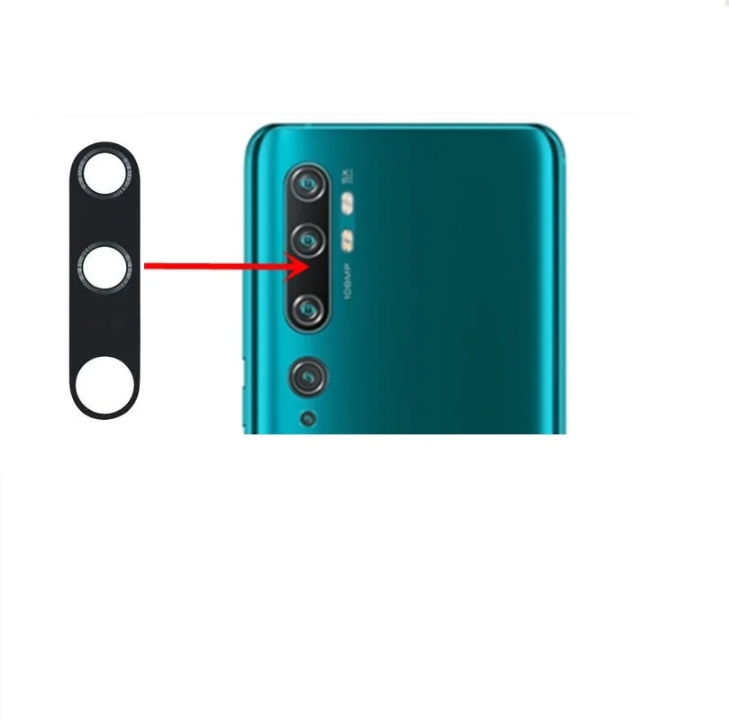 50-100vnt Galiniai Atgal Kameros Stiklo Objektyvo Dangtelis Xiaomi mi-10 Pastaba pro 