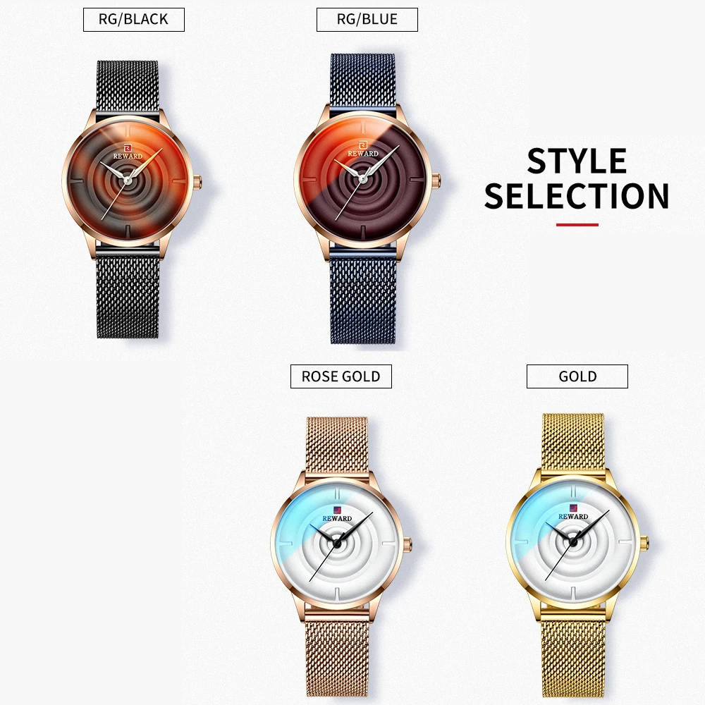 ATLYGIS Prekės ženklo Moterų Laikrodžiai Viršuje, Prabangų, Nerūdijančio Plieno, Kvarcas Žiūrėti Vandeniui Ponios Spalva Keičiasi Stiklo Laikrodis Reloj Mujer