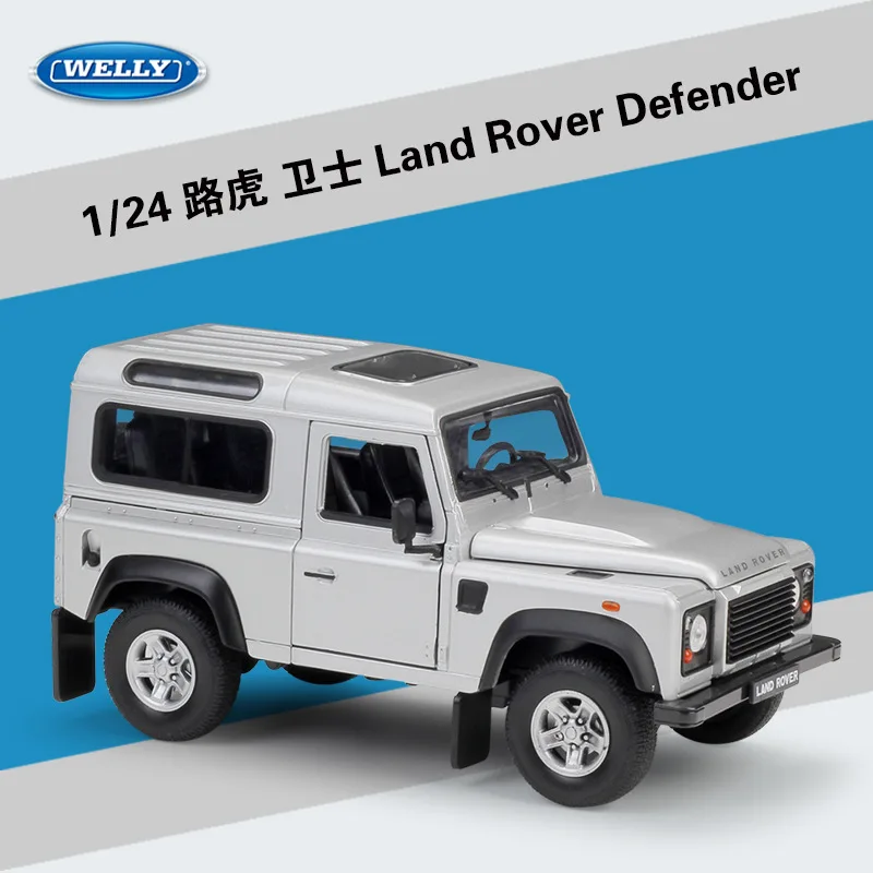 WELLY 1:24 Masto Diecast Modelio Automobilių Land Rover Range Defender 