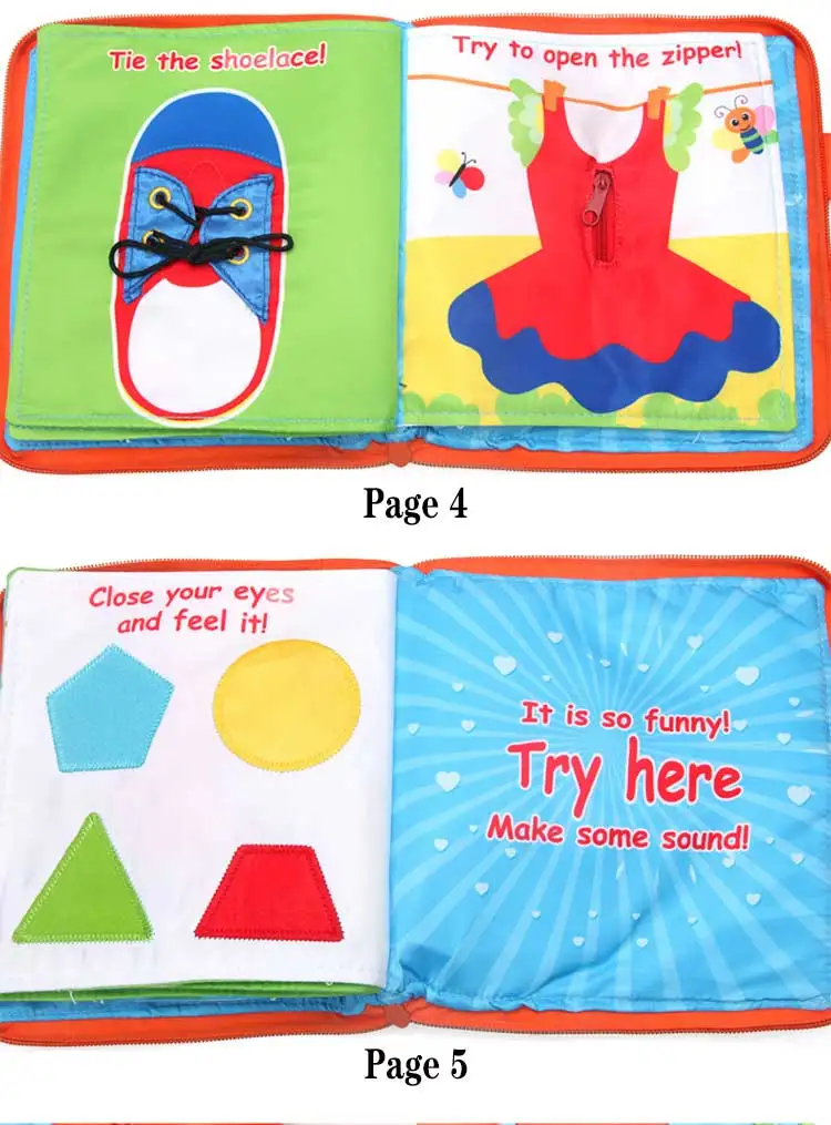 Vaikų Knygų Minkštu Skudurėliu Knygos Animacinių Filmų Ankstyvo Mokymosi Žaislai Sensorinės Stimuliacijos Tėvų-Vaikų Bendravimą Švietimo Žaislai
