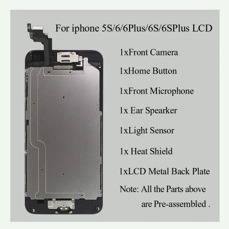 IPhone 6 6S 7 8 Plius LCD Full Asamblėjos Touch