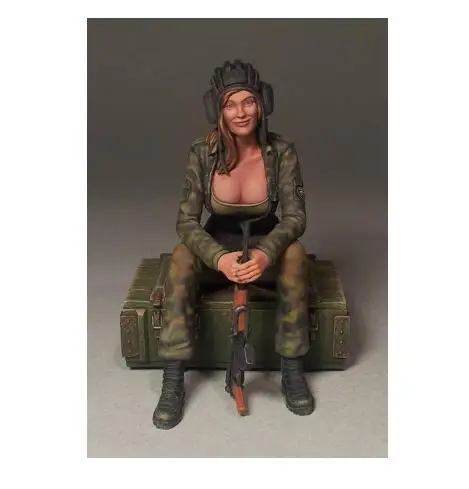 Naujas Nesurinkti 1/16 šiuolaikinės rusijos bakas mergina sėdi fantazijos Dervų Rinkinys 