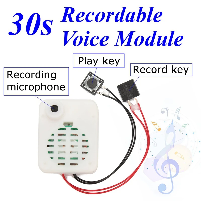 Elektroninių Mygtuką Muzikos Įrašymo Balso Modulį Įrašo Lange Garso Lauke Įrašymo Judėjimo Žaislas Reikmenys Dovanos