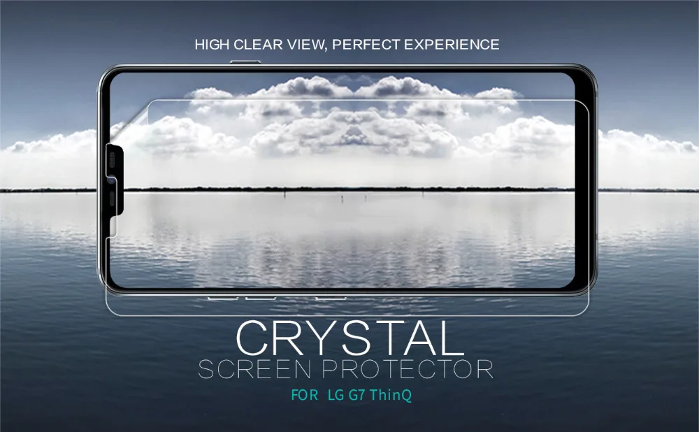 2 VNT NILLKIN Filmas LG G7 ThinQ Screen Protector, Anti-Glare Matinis Super Aukštos Aišku, Ekrano Apsauginės Plėvelės