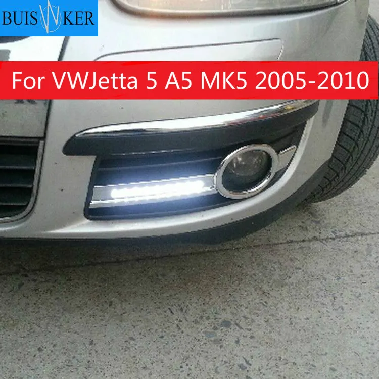 Už VWJetta 5 A5 MK5 2005 M. 2006 m. 2007 m. 2008 M. 2009 M. 2010 M. LED DRL Dienos Žibintus Su Viela Iš Diržas