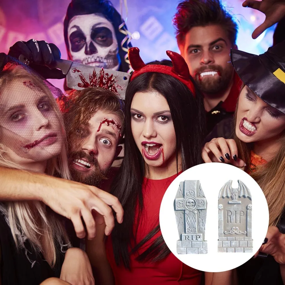 2 Vnt Helovinas Antkapis Putų Antkapio Statulėlės Haunted House Dekoro Halloween Party Prekes